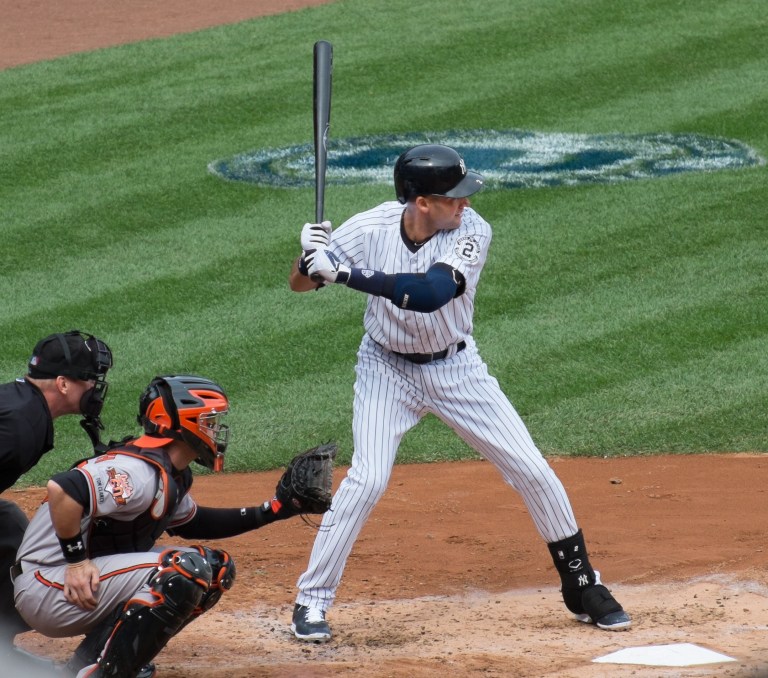 Jeter's last day game  September 24, 2014 Fuji x-pro 1 with 55-200